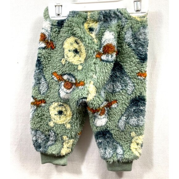 Disney Baby Fuzzy Fleece Sherpa Jogger Pants Winnie the Pooh 3M-6M Soft Cute - Picture 2 of 4